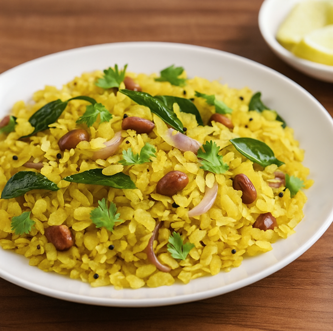 Kanda Poha Recipe