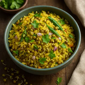 Sprouts Poha